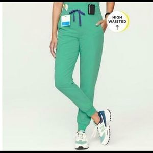 Surgical Green High Waisted Zamora Joggers - Regular